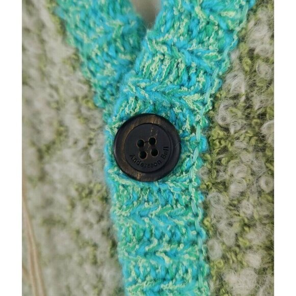 Andersson Bell Milton22 Heavy Wool Cardigan Size L Green NWT - Picture 5 of 16